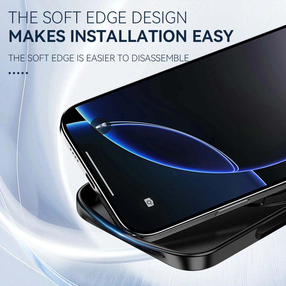 Wireless Charging Cover Lens Protection  Phone Case For iPhone 17 Pro Max 17 Pro 13 15 16 14 Air Luxury Folding Stand Magnetic