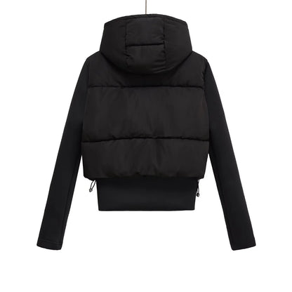 Women's Cotton Coat - Slim Fit Hooded Casual Jacket | Autumn Winter Outerwear