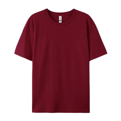 Cotton Casual T-Shirts for Women - Short Sleeve Sporty O-Neck Tops - ZOOMNSTORE