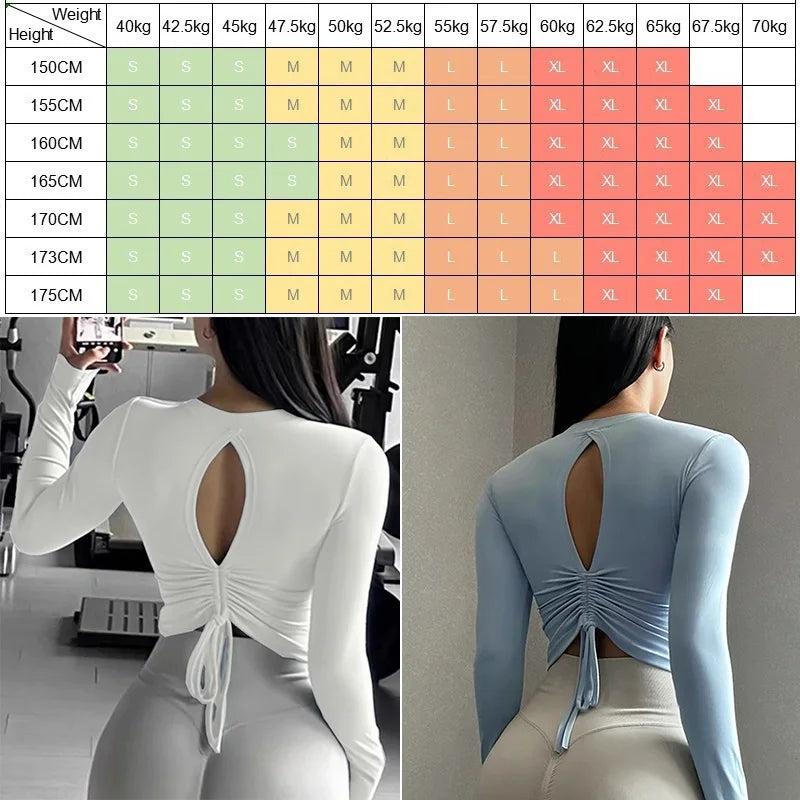 Purple Yoga Shirt - Women's Fitness Top | Long Sleeve Breathable Gym Blouse