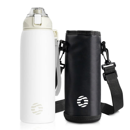 Fjbottle Water Bottle 1L Vacuum Sports Bottle Warm and Cold Drink Stainless Steel Vacuum Flask