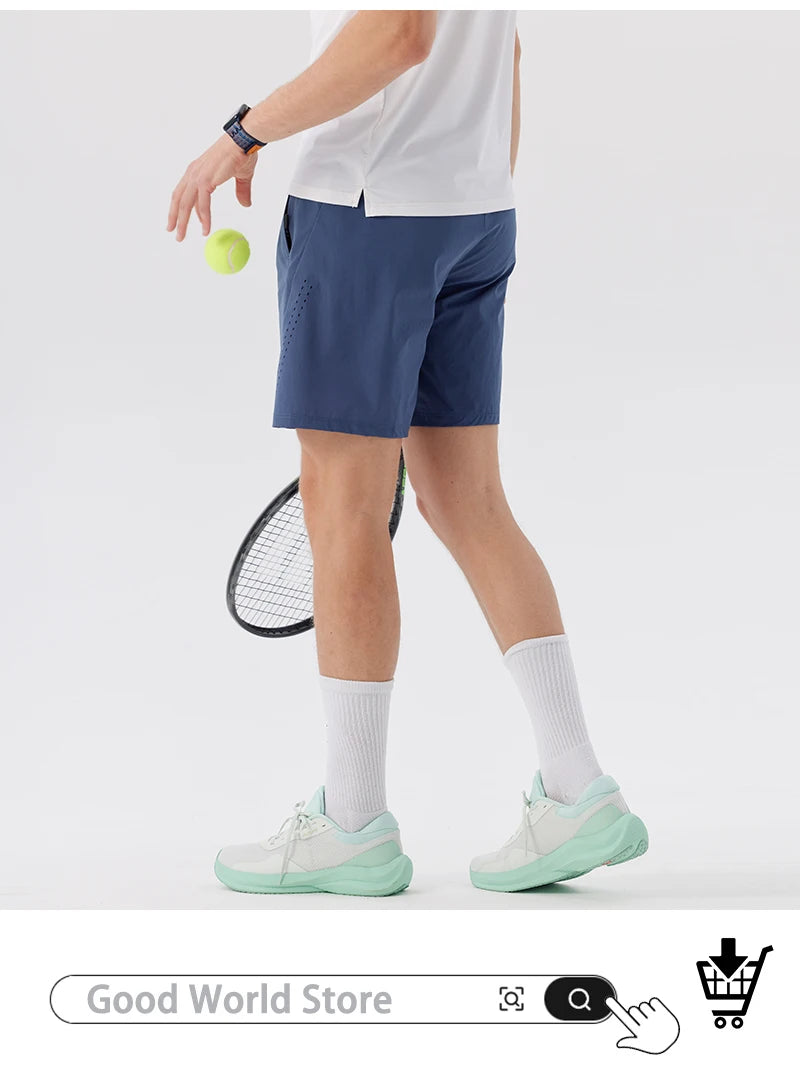 Men's Tennis Shorts - Quick Dry Breathable Sportswear | Gym Running Jogging