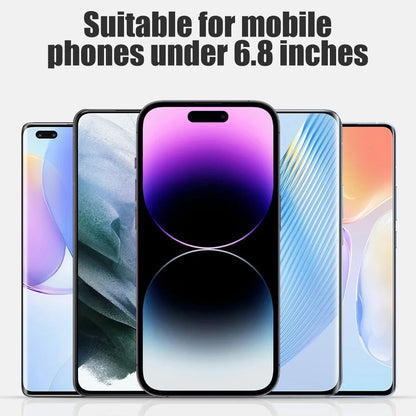Waterproof Wall Mount Phone Holder 360° Rotatable Smartphone Storage Case Portable Phone Bracket for Bathroom Kitchen Daily Use