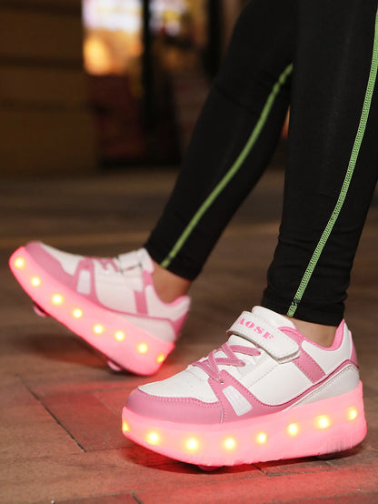 Popular and fashionable children's upgraded version of walking shoes, automatic bouncing wheel sports shoes