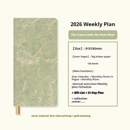 2026 Weekly Planner - Pocket Size Notebook | Week Plan Notepad & Daily Writing Book