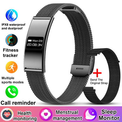 New Men Sports Smart Bracelet Heart Rate Fitness Tracker IPX8 Waterproof Smart Band Pedometer Call Reminder Smartwatches Women