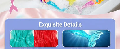 High-Quality Mermaid Diving Toys, Mermaid Bathtub Toys, Mermaid Swimming Pool Toys, Children's Boys' & Girls' Adult Swimming Pool Games