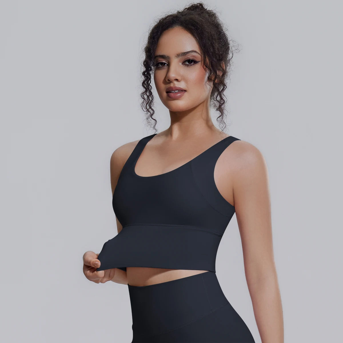 New Backless Yoga Vest for Woman Yoga Underwear with Chest Pad Summer Breathable Workout Top Running Shockproof Sports Bra