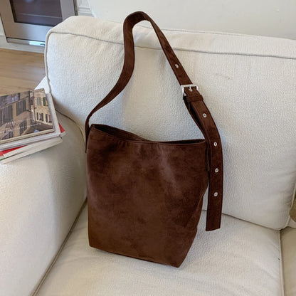 Leopard Print Tote Bag – Large Capacity Crossbody Shoulder Bag for Autumn Winter