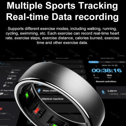 R10 Monitoring Ring For Galaxy Qring Heart Rate Monitor More Precise Stainless Steel Wireless Charger Products 2025 New Couples