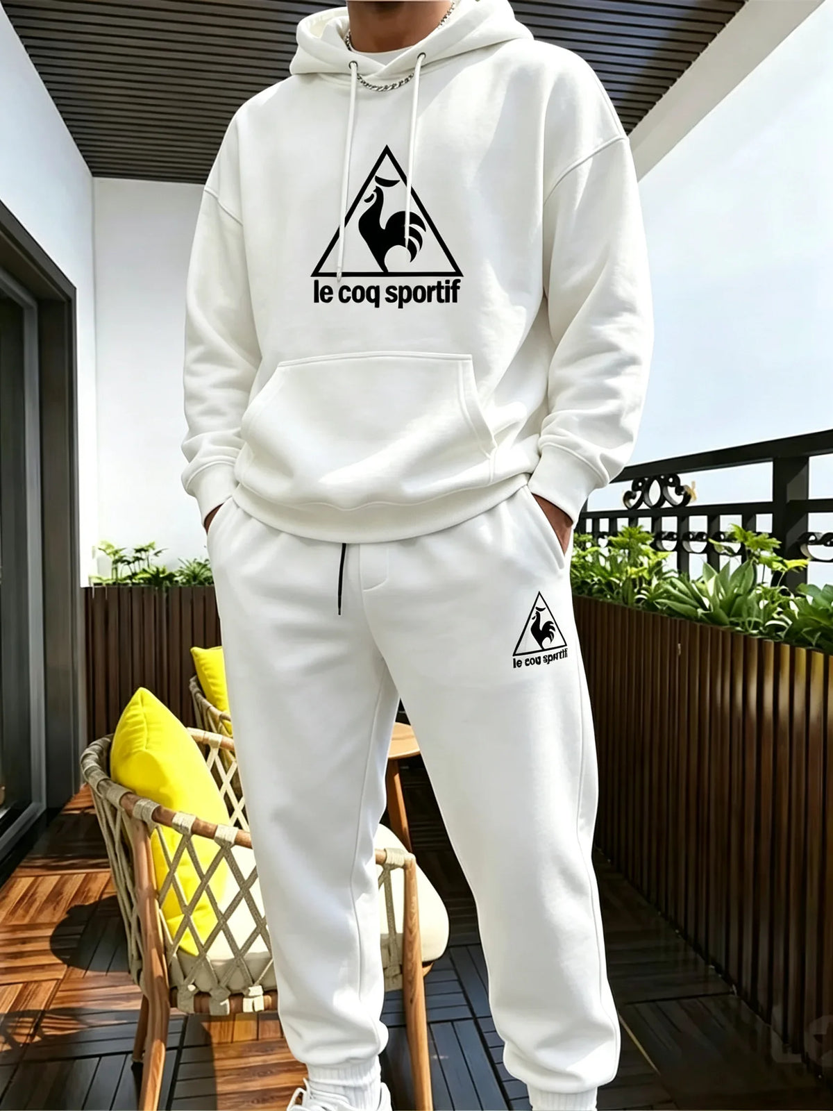 2026 Men's Suit Sporty Set - New Fall_Winter Two-Piece Couple Sweatshirt and Drawstring Casual Pants