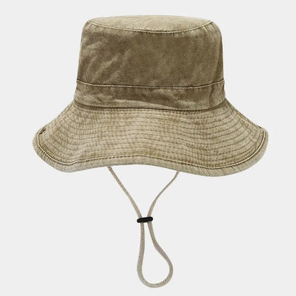 2024 Four Seasons Cotton Solid Bucket Hat Fisherman Hat Outdoor Travel Sun Cap for Men and Women 191