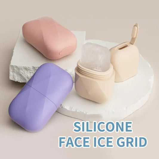 Silicone Face Ice Mold – Reusable Cold Therapy Facial Massager