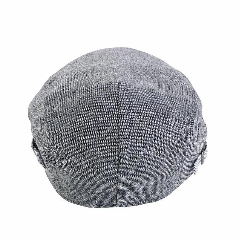 Spring/Summer Breathable Lightweight Double Button Adjustable Beret  peaked cap Painter Hat