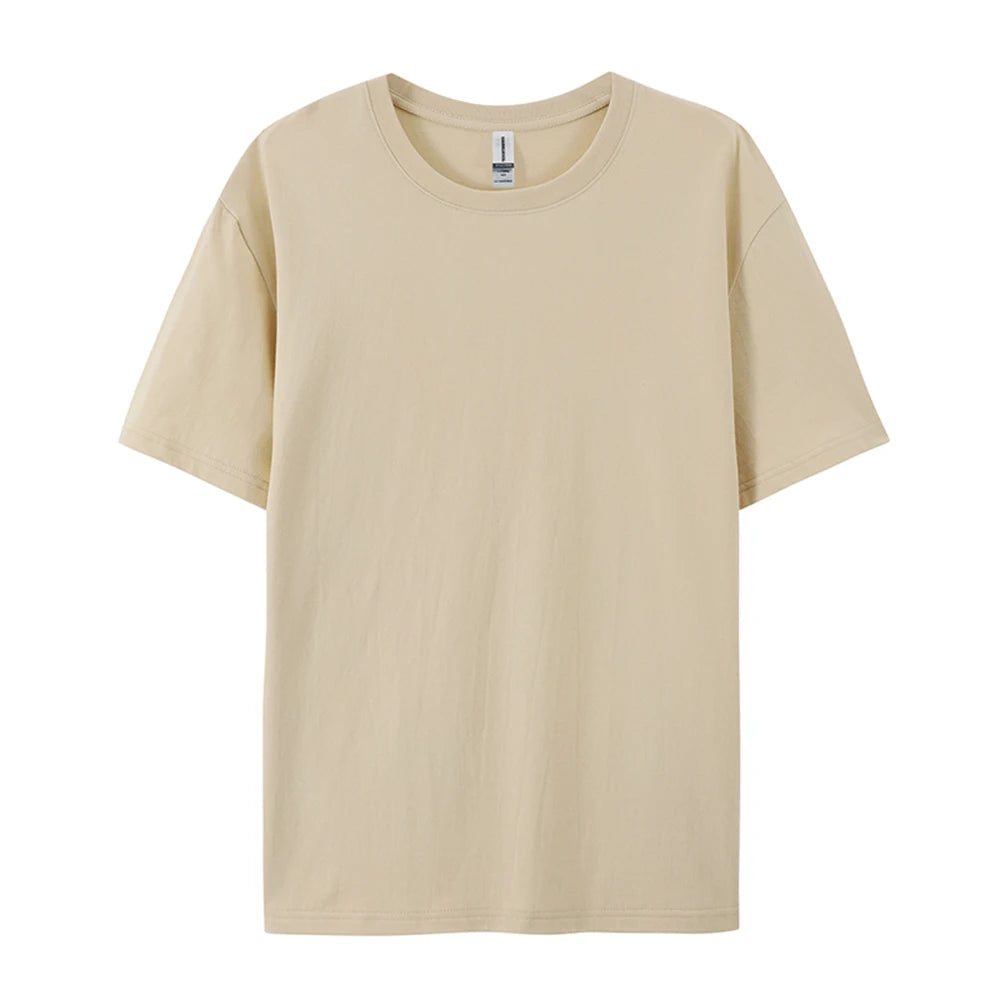 Cotton Casual T-Shirts for Women - Short Sleeve Sporty O-Neck Tops