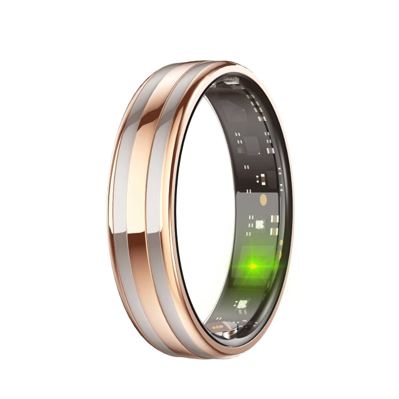 Fashion Smart Ring Health Monitor Sleep Tracker Step Calorie Counter Lightweight Waterproof Smart Jewelry Gift