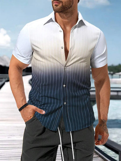 Hawaiian Men's Shirt Summer Outdoor Beach Men's Short-sleeved Shirt Urban Everyday Casual Men's Shirt Street Fashion Men's Shirt