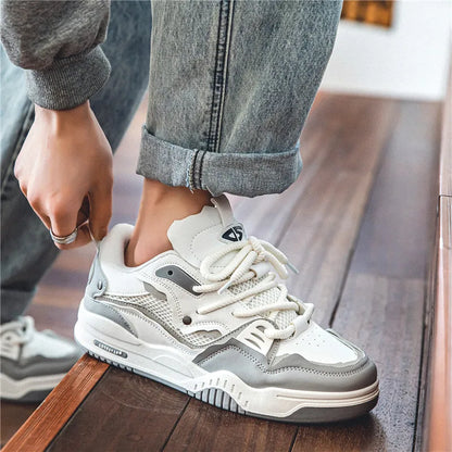 Men's shoes four seasons of the new style all kinds of students retro platform leisure sports shoes