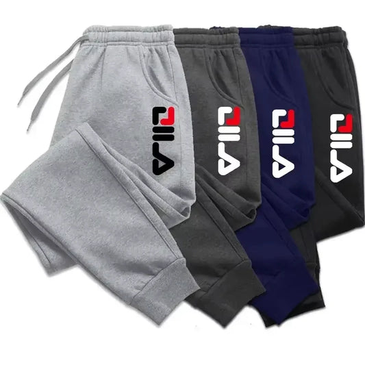 Autumn Winter Men's Joggers Drawstring Casual Pants Fleece Sweatpants Workout Running Gym Fitness Sports Trousers