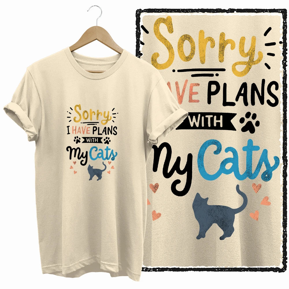 COOLMIND BEIGE cat print exclusive graphic 100% cotton women T shirt big size loose cotton cat lover women tshirt LOVELY cat tee