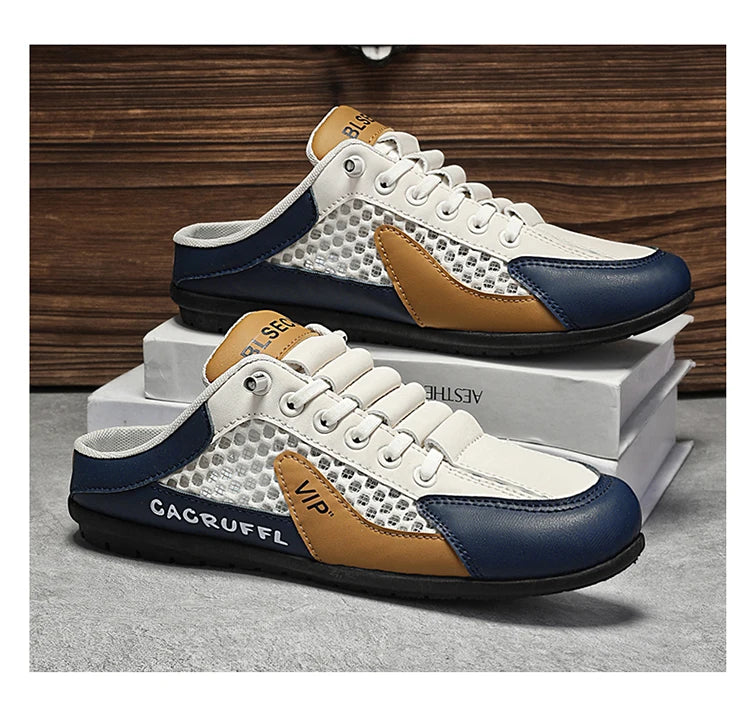 Men's Fashion Multi-Functional Casual Shoes - Durable and Comfortable Sports Sandals with Soft Insole, Breathable Fabric Lining,