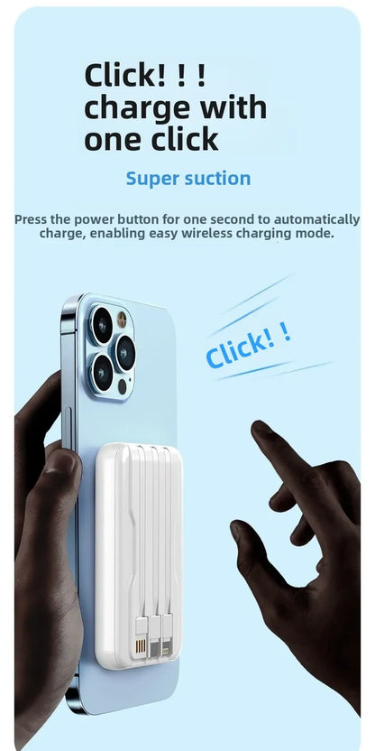 Taepiaai Magnetic Power Bank for Magsafes 20000mAh Wireless PD 22.5W Fast Charger Powerbank External Battery for IPhone Samsung