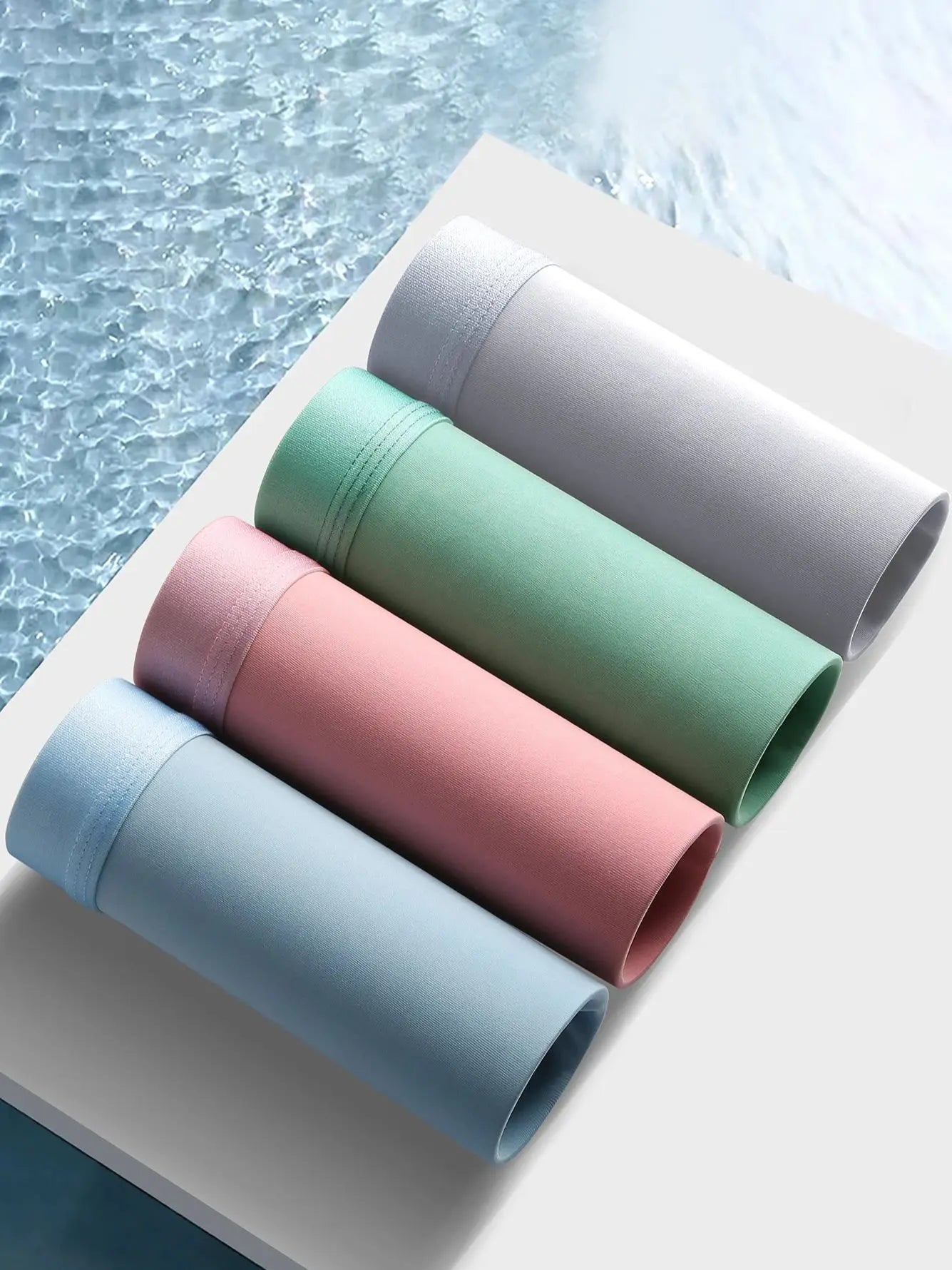 Mens Ice Silk Boxers - Breathable Soft Underwear for Sports  Casual Wear