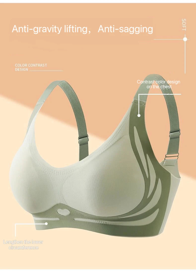 1pcs Women Seamless Bras Female Push Up Vests Style Wireless Underwears Lady Anti Sagging Comfort Soft Lingeries Ladies Camisole