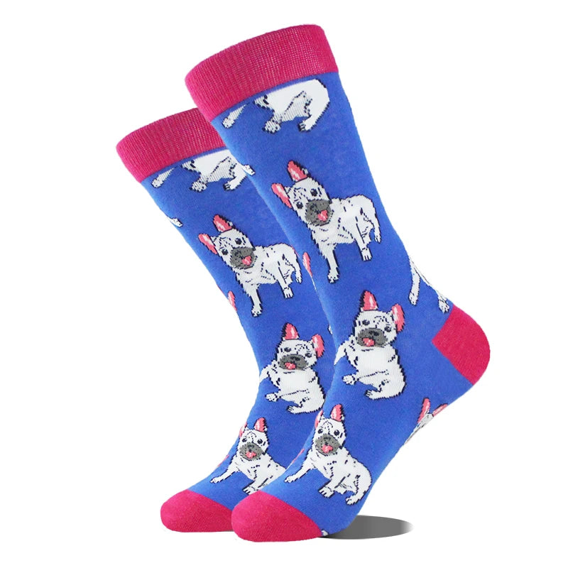 Funny Alien Shark Cotton Socks - Unisex Novelty Crew Socks