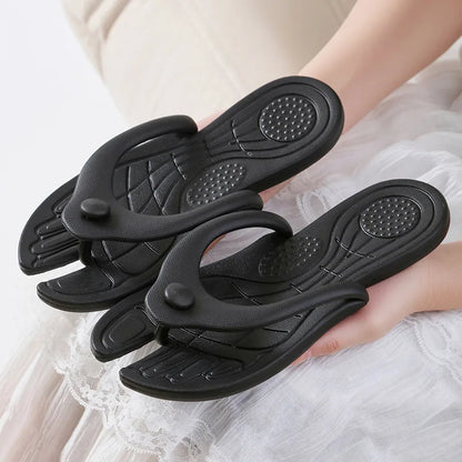 Hot Sale Men Travel Portable Flip-flops Folding Slippers Indoor And Outdoor Soft-soled Beach Hotel Couple Sandals Woman Slides