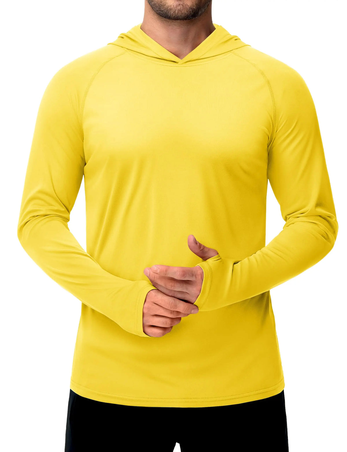 TACVASEN Sun Protection T-Shirts Mens Long Sleeve Hoodie Casual UV-Proof T-Shirts Breathable Lightweight Quick Dry T-Shirts Male