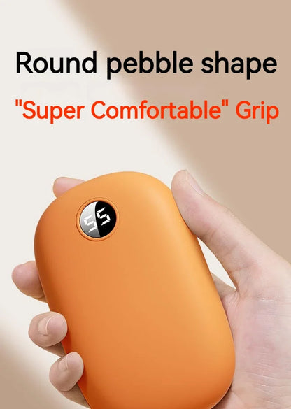 10000mAh Portable Hand Warmer USB Rechargeable 2-In-1 Power Bank Winter Electric Heater Warmer For Cold Weather
