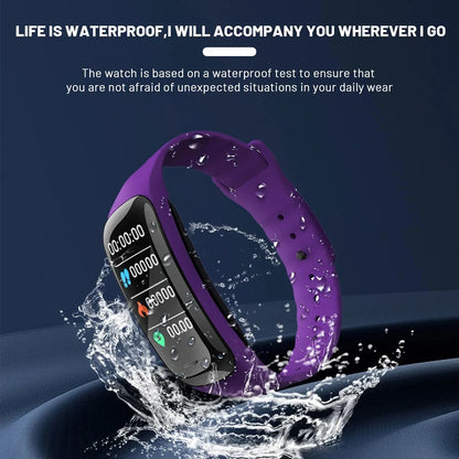 Lenovo Smart Bracelet C1 Plus Bluetooth Fitness Tracker Sports Step Counting Heart Rate Blood Pressure Monitor Waterproof Unisex