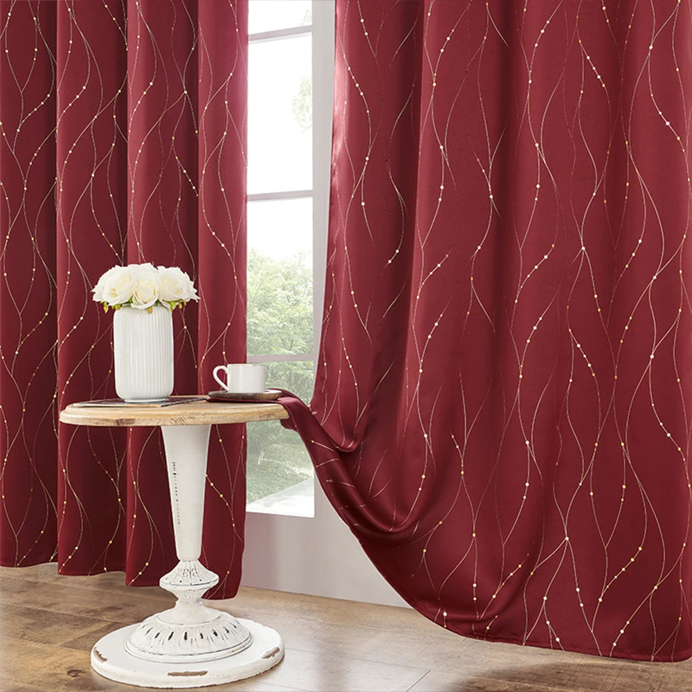 Blackout Curtains | Light Blocking Curtains for Living Room - Heat Insulating Drapes