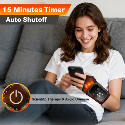 Electric Heating Wrist Brace | Rechargeable Wristband With Hot Compress & Thermal Wrist Support