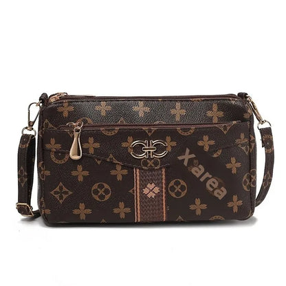 Ladies Crossbody Bag – Large Capacity Vintage Shoulder Bag with Coin Pocket