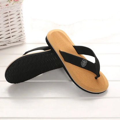 Flip-Flops For Men 2024 Summer Anti-Skid Breathable Home Outdoor Comfortable Slippers Daily Casual Men Flip-Flops Beach Slippers