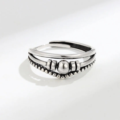 Adjustable Fidget Spinner Ring - Anti-Stress Anxiety Jewelry for Women