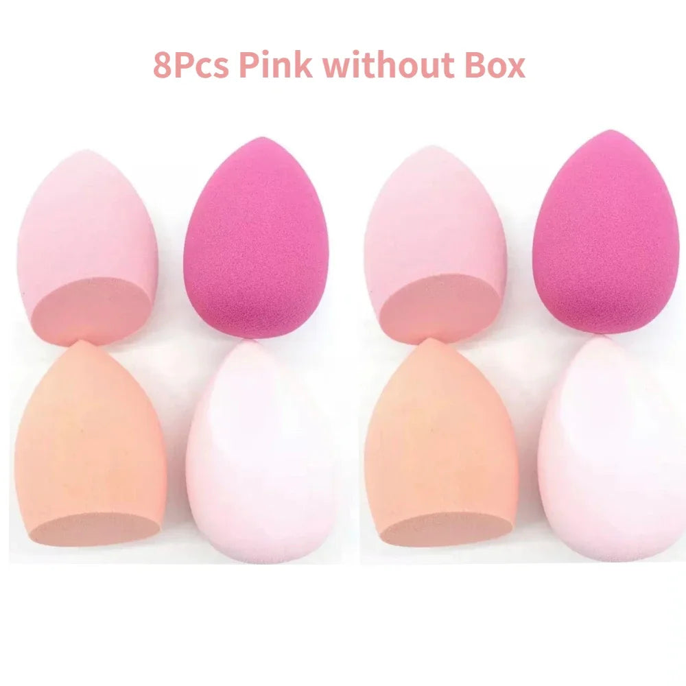 Makeup Sponge Blender - 4/8pcs Soft Foundation Sponges Beauty Puff Set