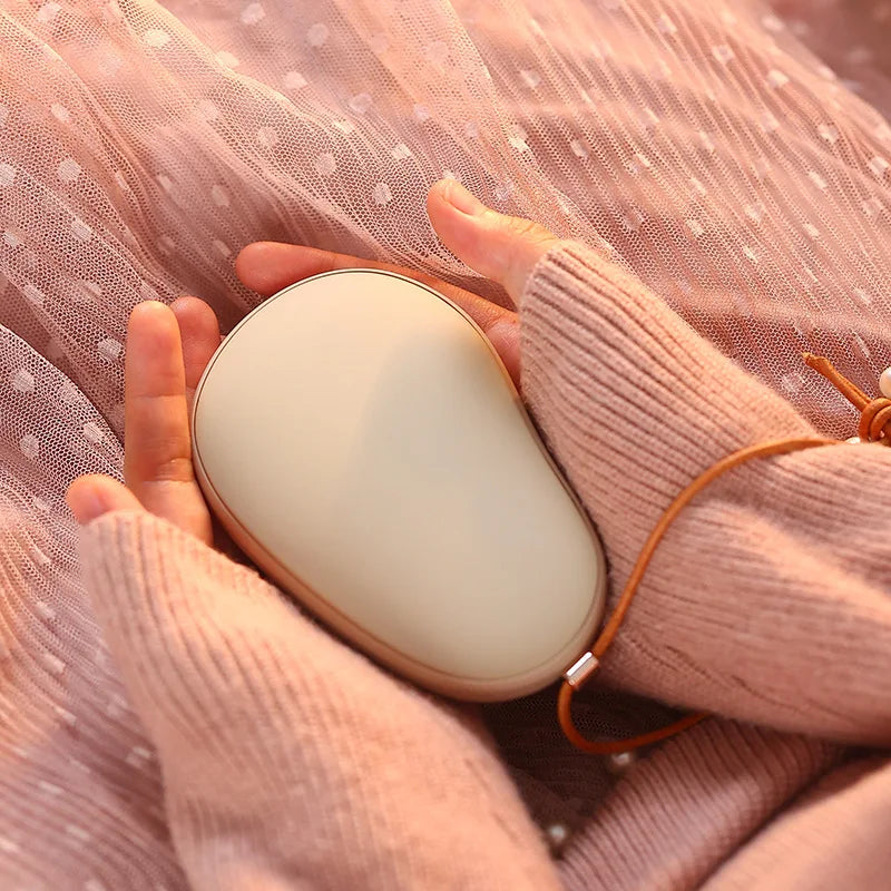 2-In-1 USB Mini Portable Charging Hand Warmer Egg Power Bank - Warm Your Hands In Winter