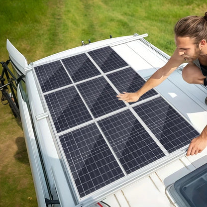 Outdoor Solar Panel 600W 12V Polycrystalline USB Power Portable Rechargeable Solar Cell Solar Generator for Home Lighting Camp