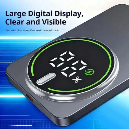 Magnetic Power Bank 10000mAh Wireless Powerbank 20W Slim Portable Battery Charger for MagSafe iPhone 17 16 15 14 13 12 Samsung
