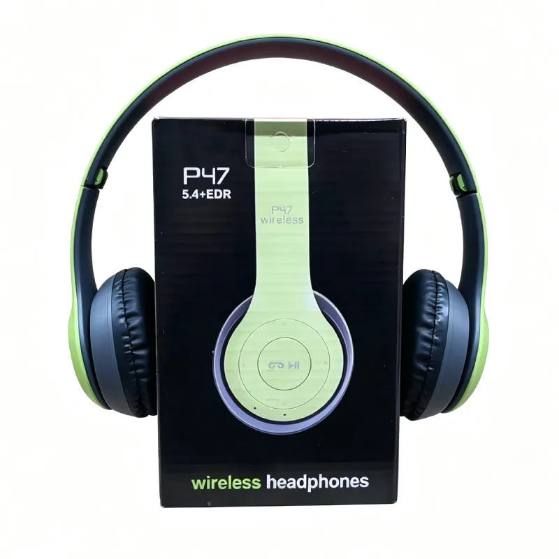 Stereo P47 Headset 5.0 Bluetooth Headset Folding Series Wireless Sports Game Headset  Foldable Wireless Bluetooth Headphone