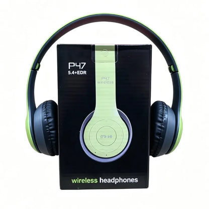Stereo P47 Headset 5.0 Bluetooth Headset Folding Series Wireless Sports Game Headset  Foldable Wireless Bluetooth Headphone