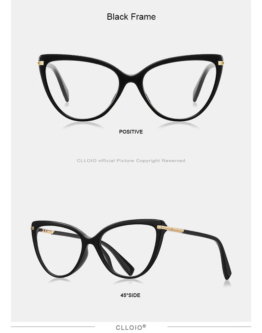 Luxury Cat Eye Glasses – Versatile Reading Glasses Women with Anti Blue Light Lenses