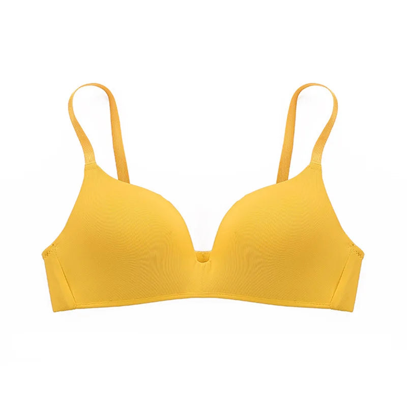 Seamless Push Up Bra - Wire Free, Breathable Women's Bra With Adjustable Straps