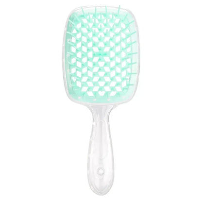 Tangled Hair Comb Detangling Hair Brush Massage Combs Hollow Out Wet Curly Hair Brushes Barber Comb Salon Hair Styling Tools