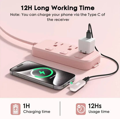 KEBIDU Wireless Lavalier Microphone Mini Noise Reduction Mic Professional Microphone For Video Recording Live Streaming Vlog