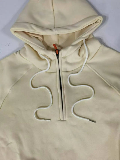 2025 New Men's Keep Warm Hoodie Streetwear Jacket Long Sleeve Sweatshirts Zipper Hooded Pullover Male Running Hooded Sweatshirt
