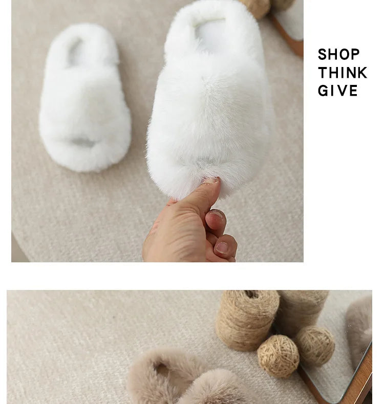 Children's Cotton Slippers - Kids Winter Slippers | Non Slip Flat Shoes For Boys & Girls